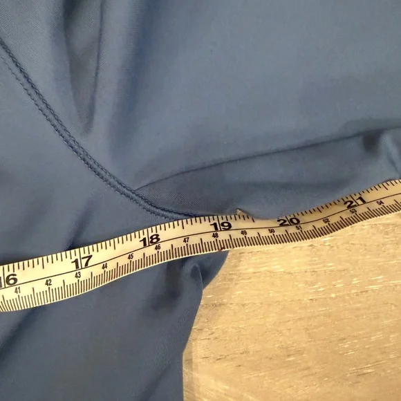 Women's Navy Blue Hooded Jacket with Thumbholes Fitted Silhouette  Athleisure - Picture 9 of 10